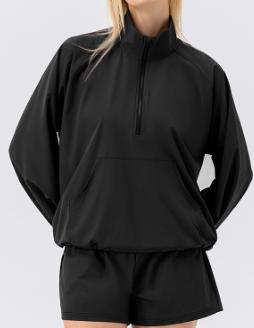 Quarter-Zip Windbreaker Pullover