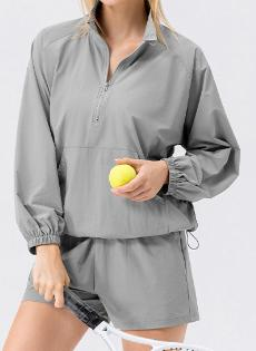 Quarter-Zip Windbreaker Pullover