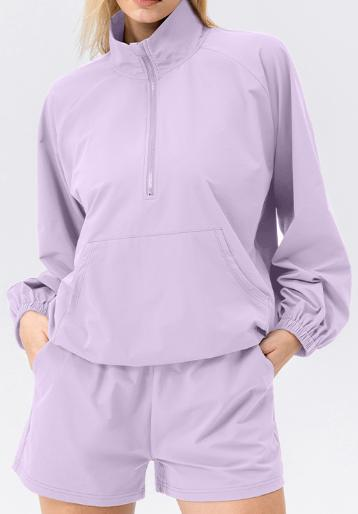 Quarter-Zip Windbreaker Pullover