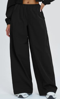 Wide-Leg Windbreaker Pant
