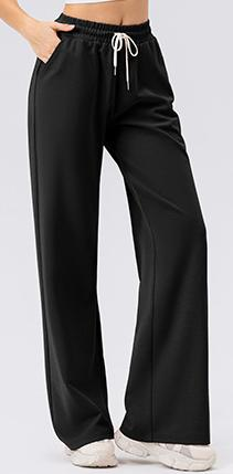 Wide-Leg Drawstring Pant