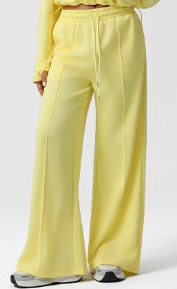 Wide-Leg Fleece Sweatpant