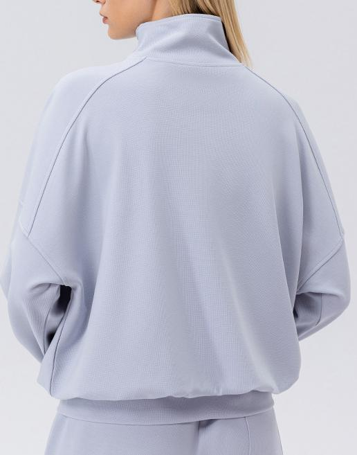 Quarter-Zip Textured Pullover