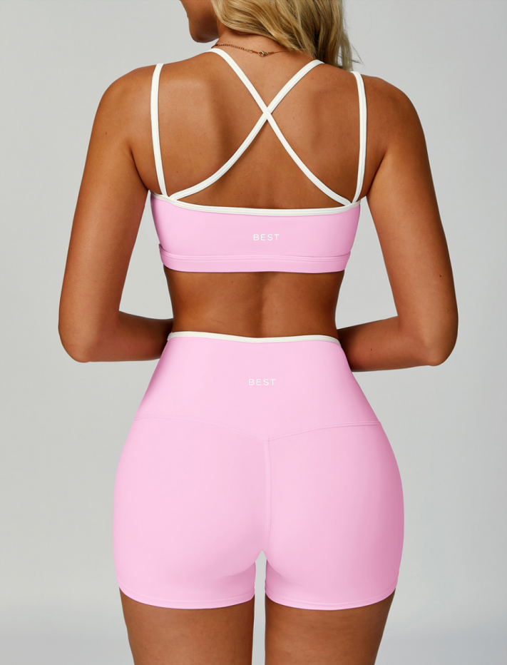 Court Club Sports Bra & Short Set
