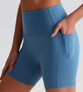 High-Waist Pocket Biker Short