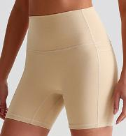 High-Waist Pocket Biker Short