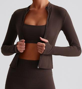 Cropped Full-Zip Jacket