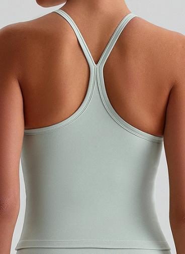 Spaghetti-Strap Crop Tank
