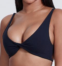Twist-Front Triangle Sports Bra