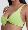 Twist-Front Triangle Sports Bra