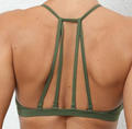 Cross-Strap Keyhole Sports Bra