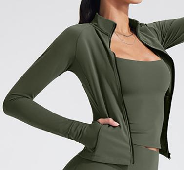Fitted Full-Zip Jacket