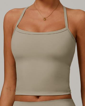 Halter Neck Sports Bra Tank