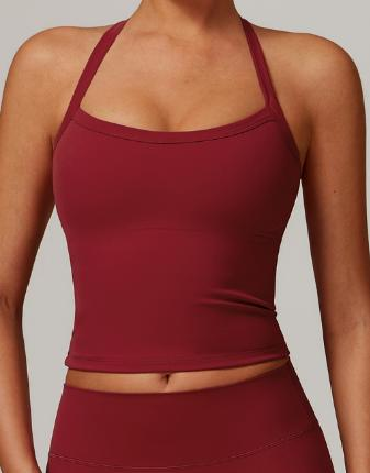 Halter Neck Sports Bra Tank