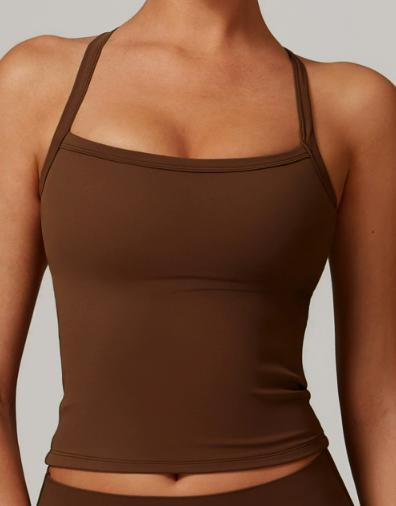 Halter Neck Sports Bra Tank