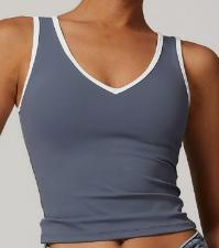 Contrast Trim Racerback Tank