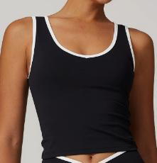 Contrast Trim Racerback Tank