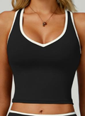 Wide-Band Crop Tank