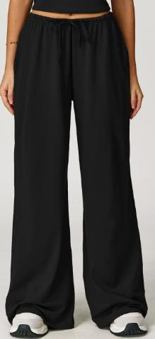 Wide-Leg Drawstring Pant