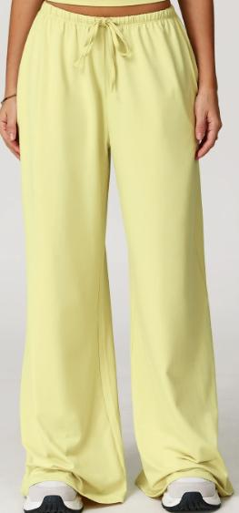 Wide-Leg Drawstring Pant