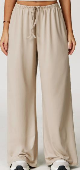 Wide-Leg Drawstring Pant
