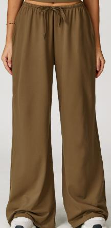 Wide-Leg Drawstring Pant