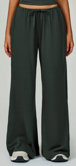 Wide-Leg Drawstring Pant