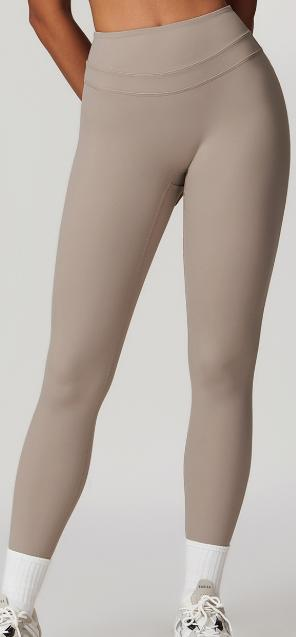 Layered-Waist High-Waist Legging