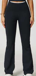 Wide-Band Flared Pant