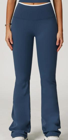 Wide-Band Flared Pant