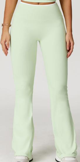 Wide-Band Flared Pant