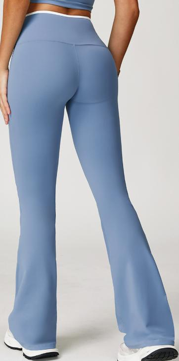 Wide-Band Flared Pant
