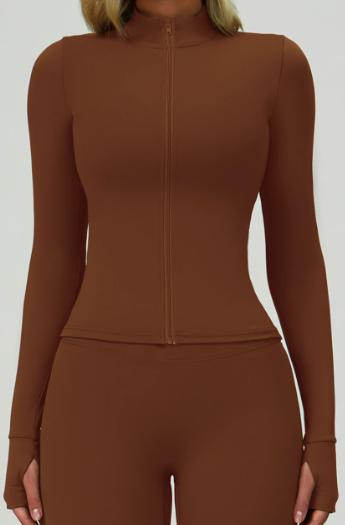 Full-Zip Crop Jacket