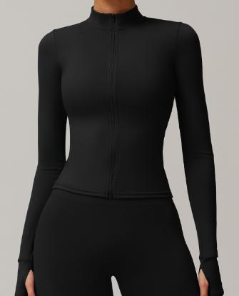 Full-Zip Crop Jacket