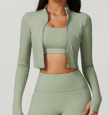 Cropped Full-Zip Jacket