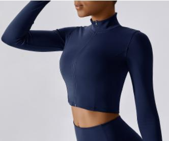 Cropped Full-Zip Jacket