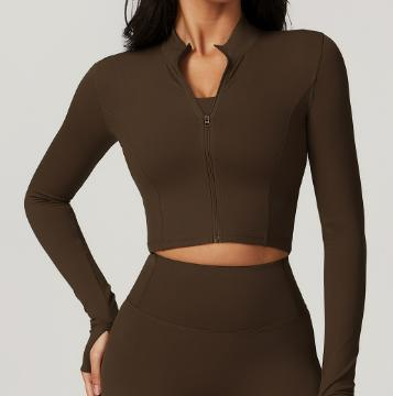 Cropped Full-Zip Jacket