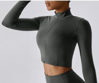 Cropped Full-Zip Jacket