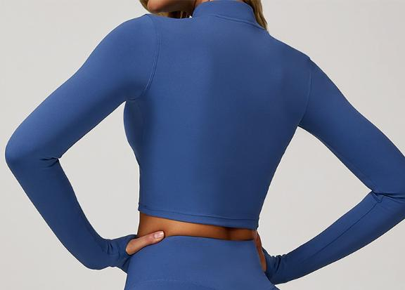 Cropped Full-Zip Jacket
