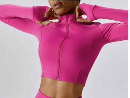 Cropped Full-Zip Jacket