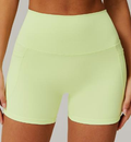 High-Waist Pocket Biker Short
