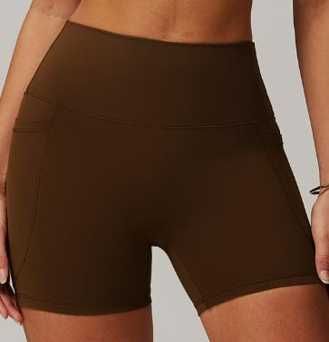 High-Waist Pocket Biker Short