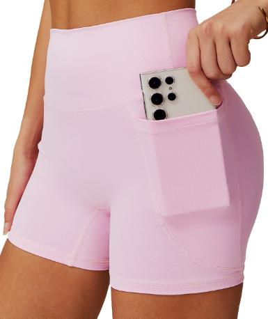 High-Waist Pocket Biker Short