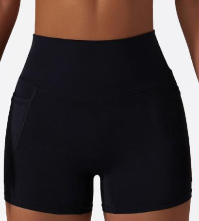 High-Waist Pocket Biker Short
