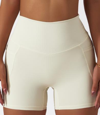 High-Waist Pocket Biker Short