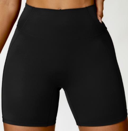 High-Waist Pocket Biker Short