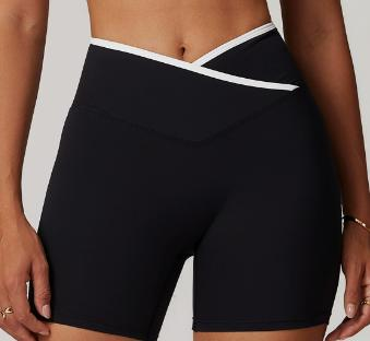 Contrast Trim Biker Short