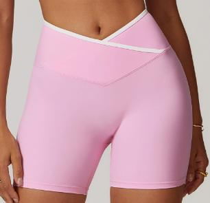 Contrast Trim Biker Short