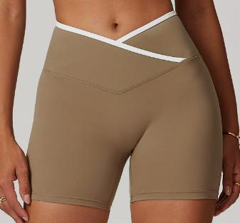 Contrast Trim Biker Short