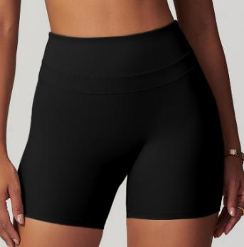 Layered-Waist Biker Short
